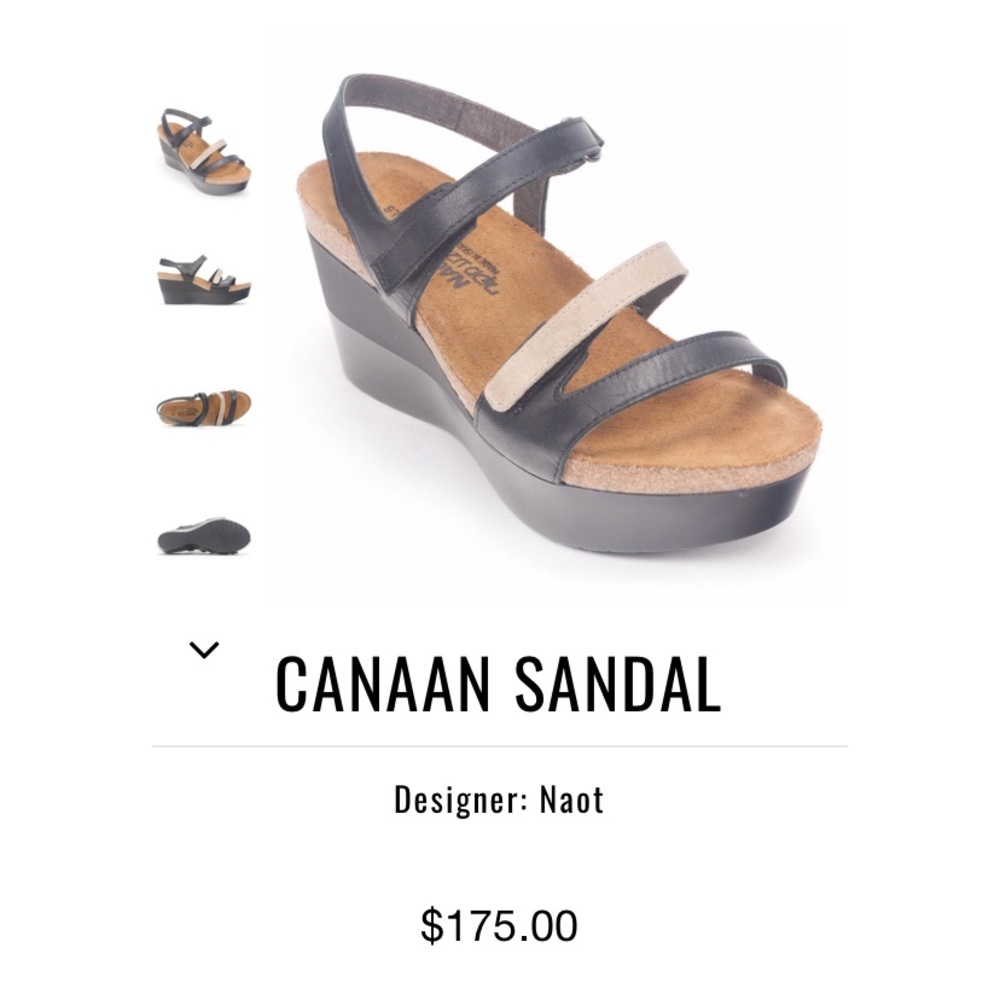 Naot sandals. Like new!!